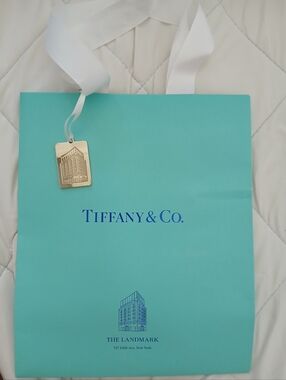 Tiffany & Co. Blue Shopping Bag "LANDMARK" Edition and Charm